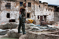 Фес: кожевенная