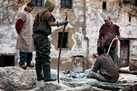 Фес: кожевенная