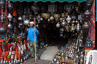 Marrakesh grand bazaar