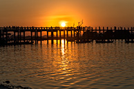 U-Bein at sunset