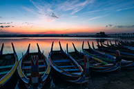 A dawn at U-Bein bridge