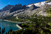 Fedaia lake