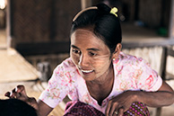 A village in Bagan