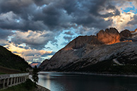 Fedaia lake