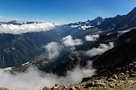 View from Montblanc base