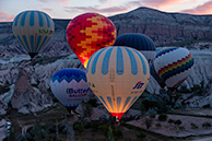 Air balloons at Gioreme