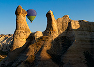 Love valley at Gioreme, morning flying