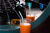 Marakesh bazaar oranges juice