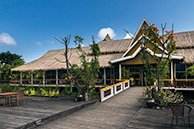 A hotel at Inle lake