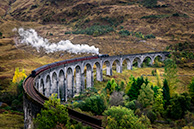 Steam train at Glenfinnan