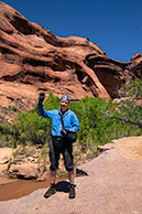 In Escalante canyon