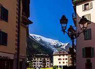 Chamonix: view to Montblanc