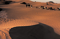 In dunes