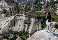 Elena at Gioreme observing ground 2