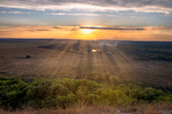 Закат в Дивногорье