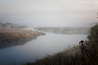 Осеннее утро в Дунилово на Тезе