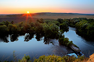 Восход на Красивой Мече близ Ишутино