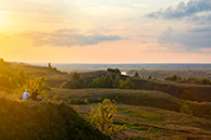 Вечер ранней осени на Оке в Константиново