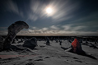 Лунная ночь в заповеднике Riisitunturi