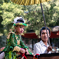 A celebration in Bagan