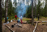 Утром первой стоянки