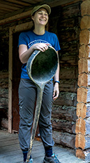 Ольга на Плещщевом озере летом 2019