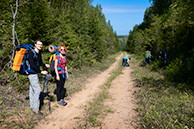 На экотропе, Плещеево озеро