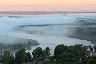 Рассвет на реке Проня