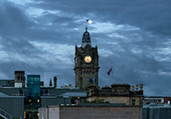 Edinburgh tower at night