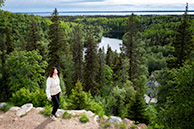 Оксана на Анзере в ските Голгофа