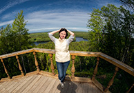 Оксана на Секирной горе