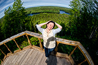 Оксана на Секирной горе