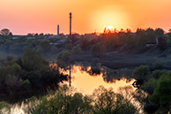 Мурмино весной в разлив 
Оки