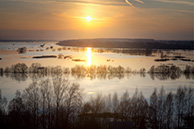 Разлив Оки в Старой Рязани