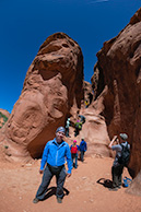 At slot canyon Spoky