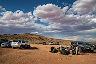 On exit from Escalante canyon