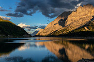 Marmolada and The Fedaia lake