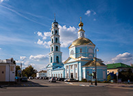 Кашира, Введенская церковь, 19в, Хлебная площадь
