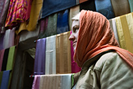 Evia at the market of  Fess